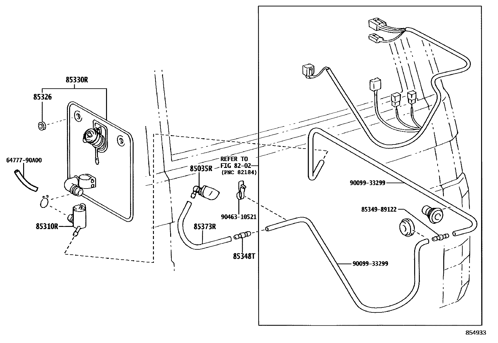 8504 — REAR WASHER