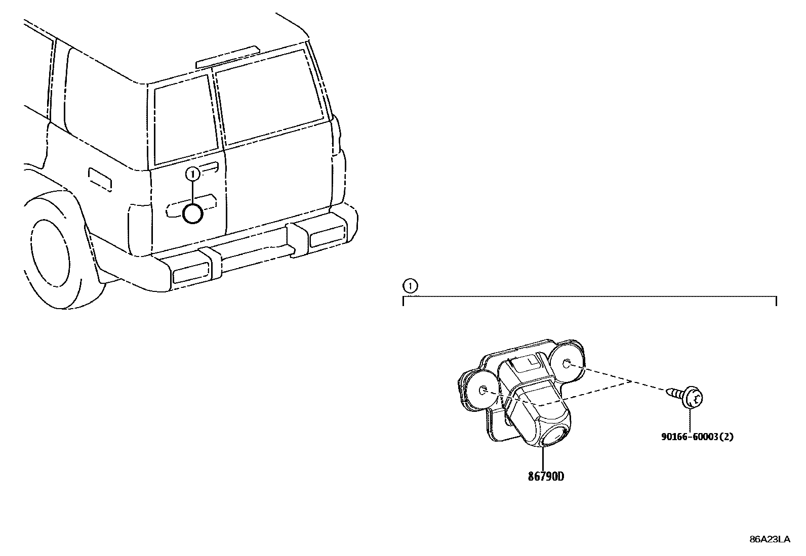 8606 — CAMERA & REAR MONITOR DISPLAY