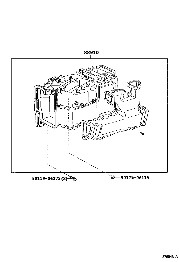 8712 — HEATING & AIR CONDITIONING - HEATER UNIT & BLOWER