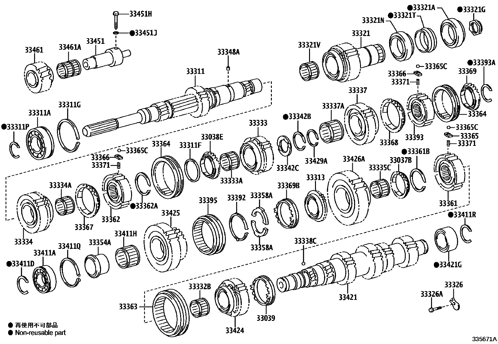 3305 — TRANSMISSION GEAR (MTM)