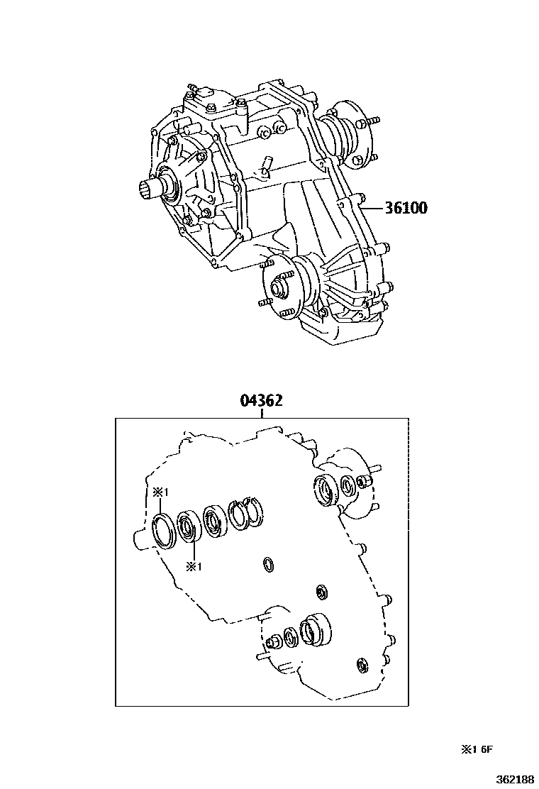 3608 — TRANSFER ASSEMBLY & GASKET KIT