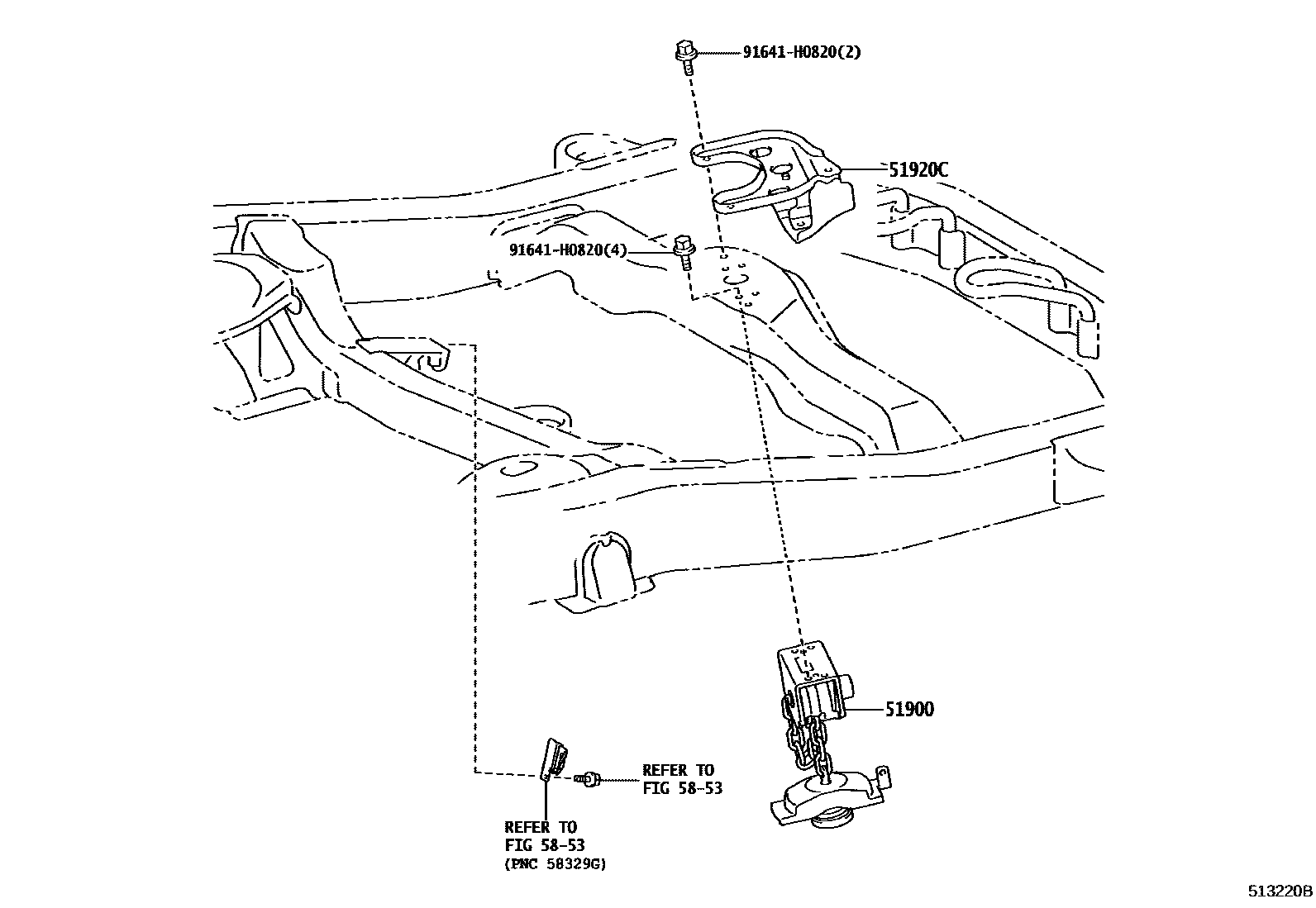 5153 — SPARE WHEEL CARRIER