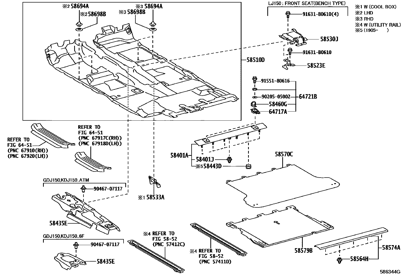 5854 — FLOOR MAT & SILENCER PAD