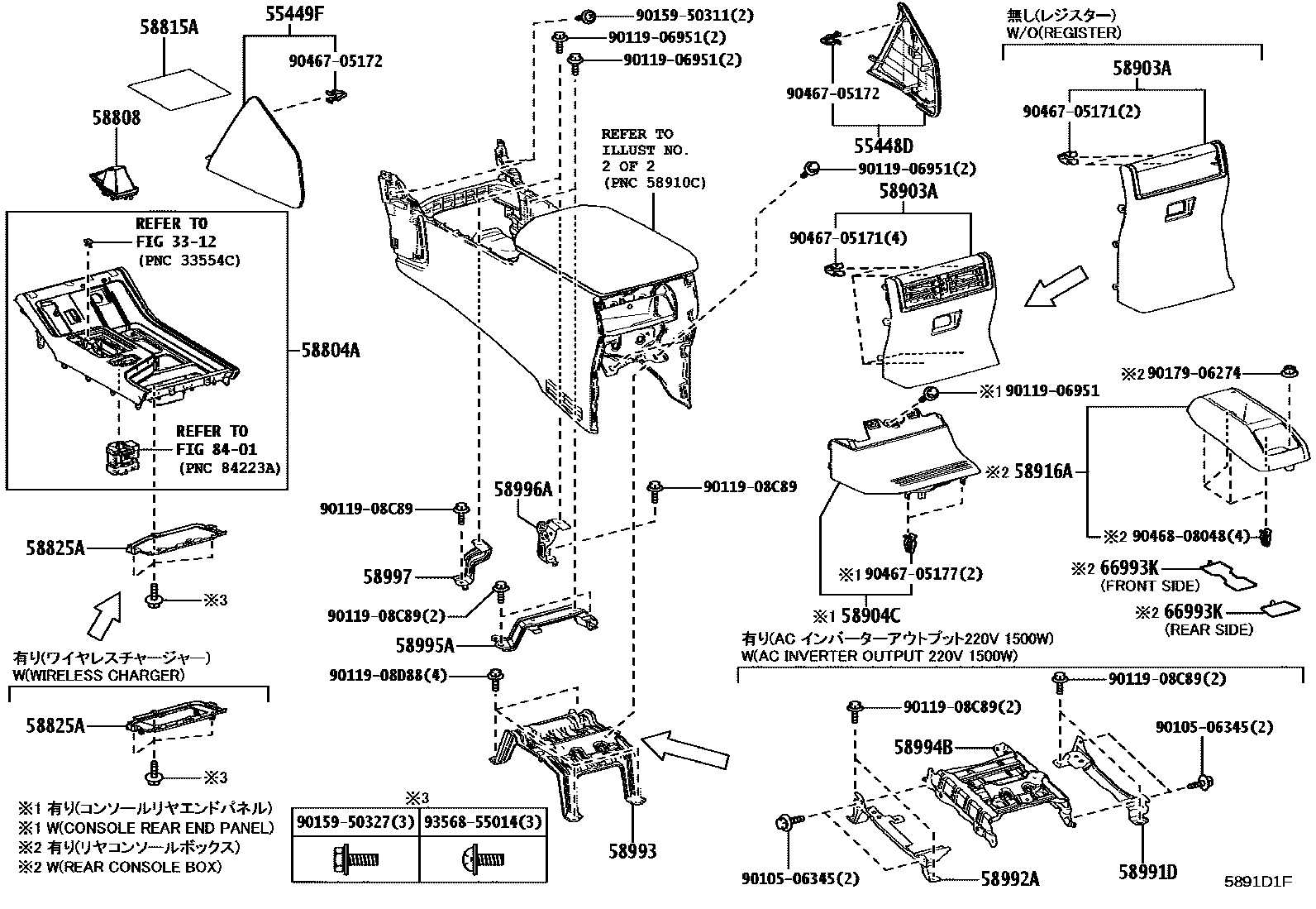 5855 — CONSOLE BOX & BRACKET