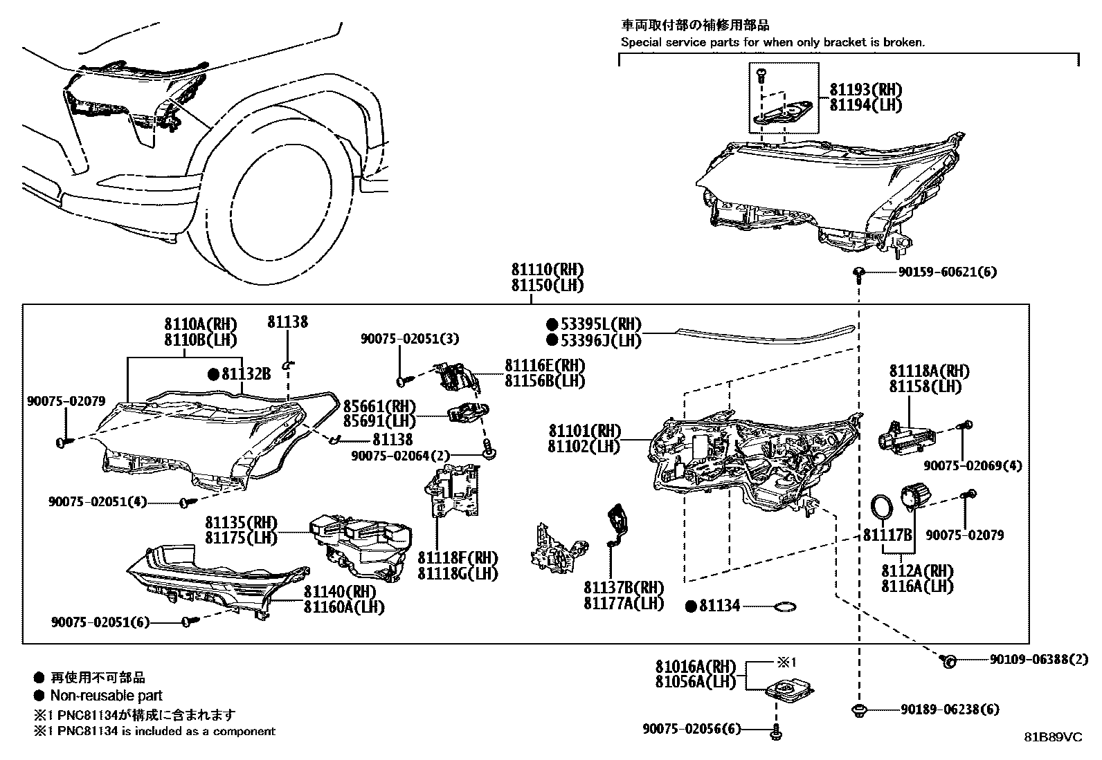 8101 — HEADLAMP