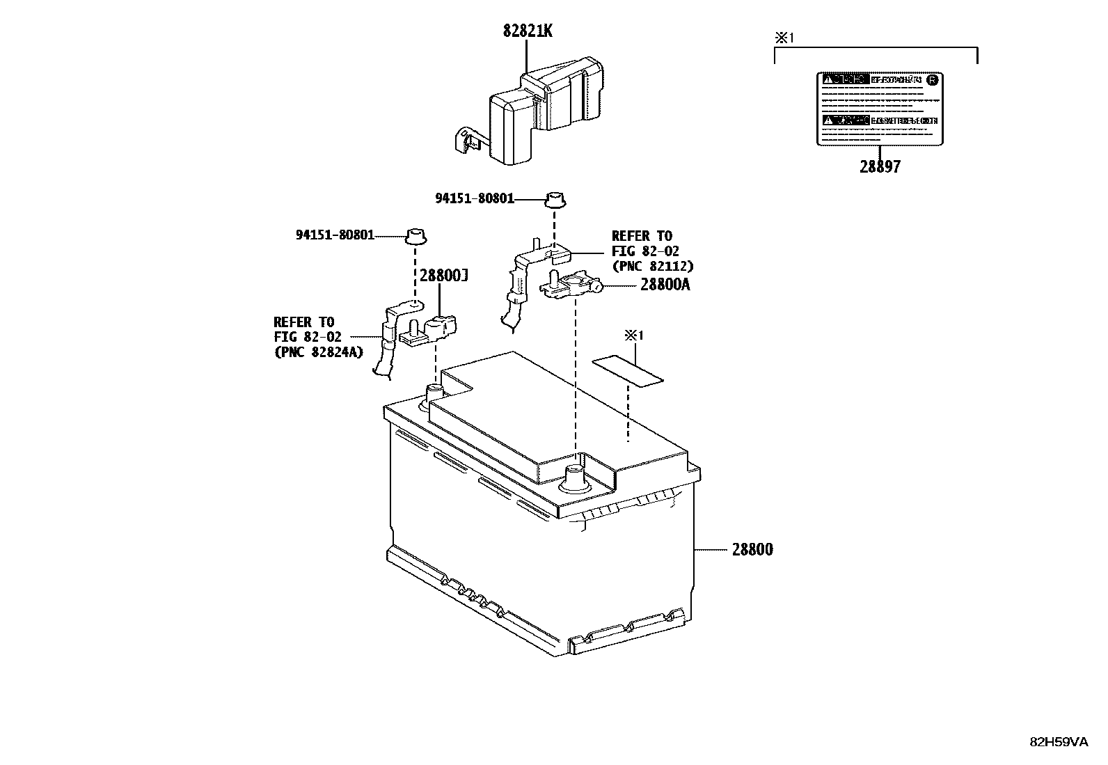 8201 — BATTERY & BATTERY CABLE