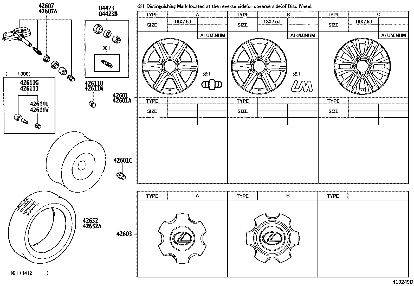 4103 — DISC WHEEL & WHEEL CAP