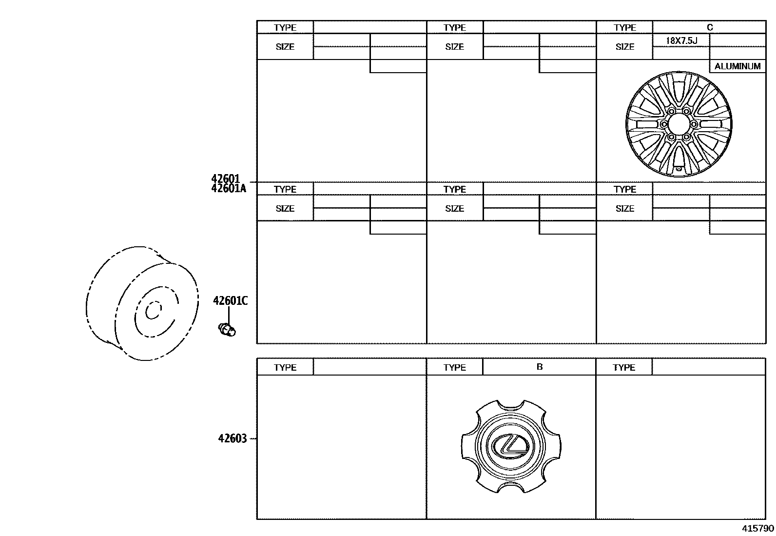 4103 — DISC WHEEL & WHEEL CAP
