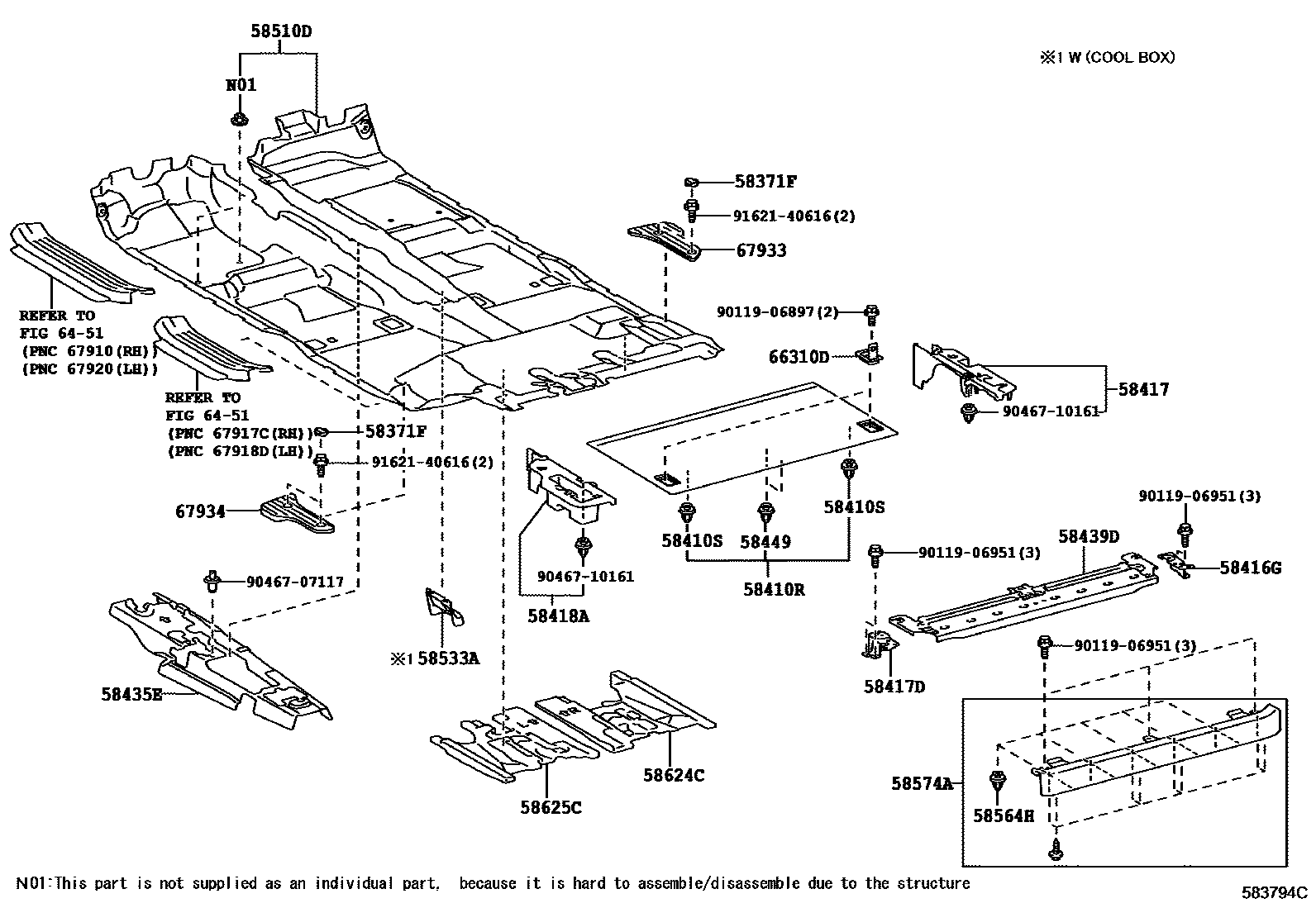 5854 — FLOOR MAT & SILENCER PAD
