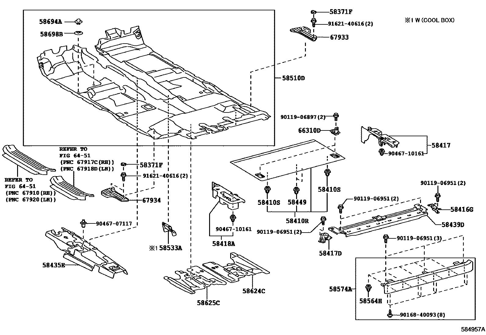 5854 — FLOOR MAT & SILENCER PAD