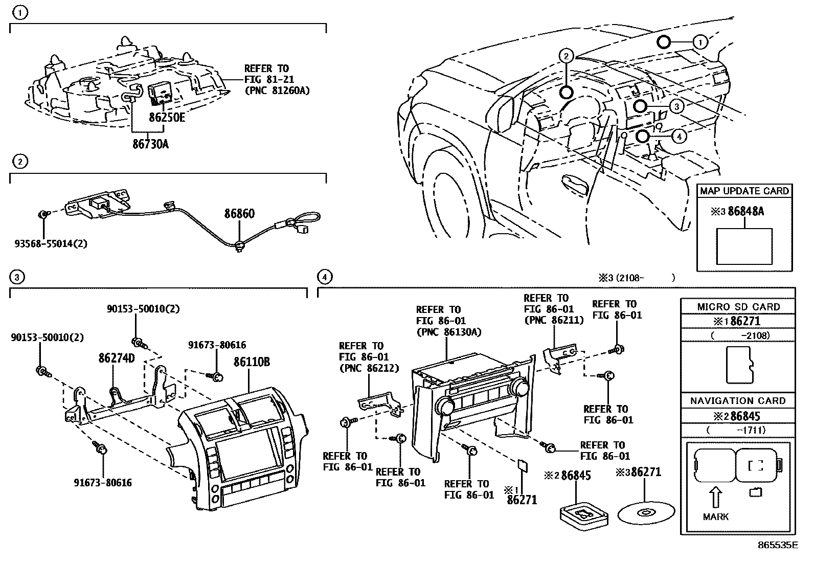 8603 — NAVIGATION & FRONT MONITOR DISPLAY