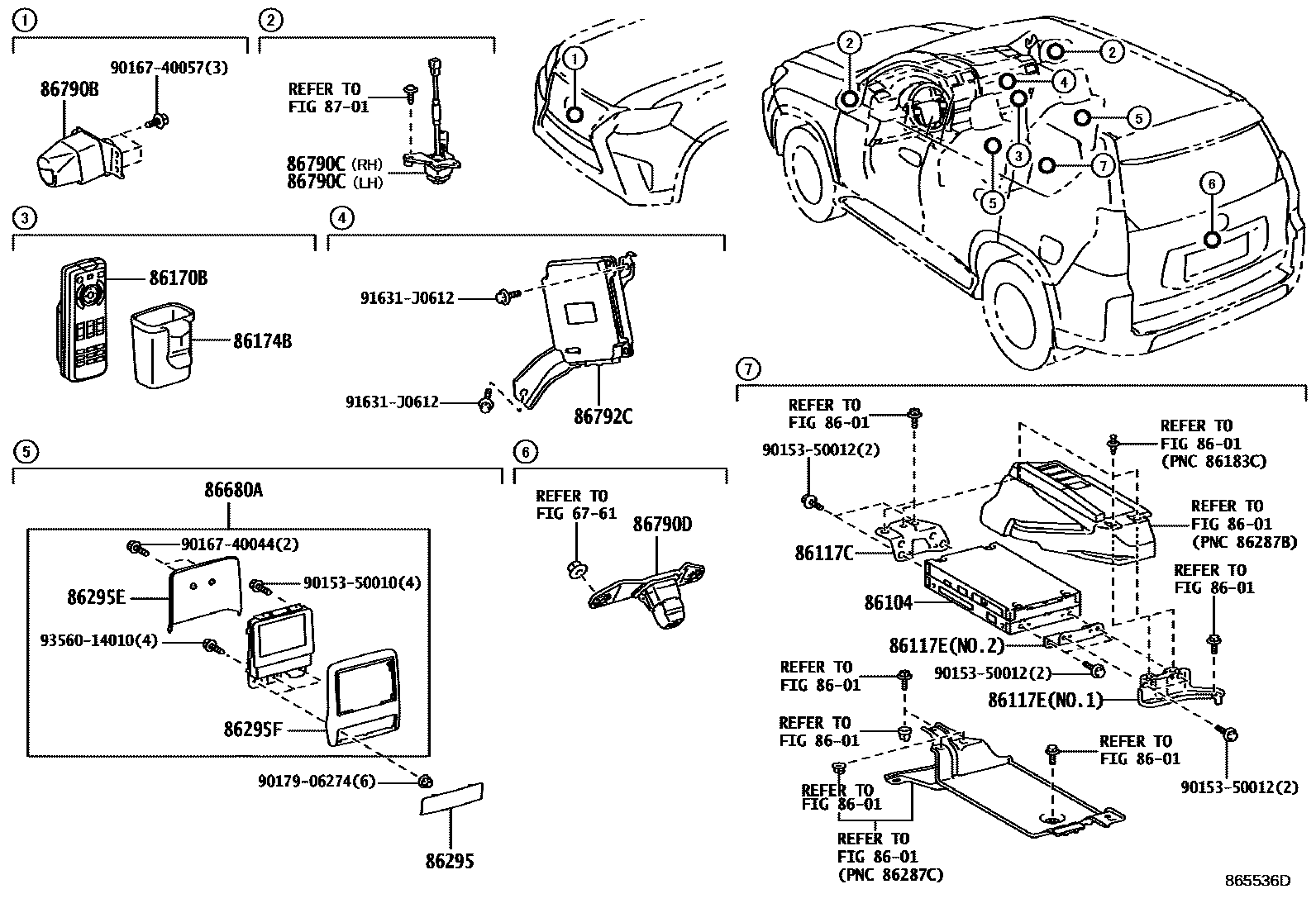 8606 — CAMERA & REAR MONITOR DISPLAY