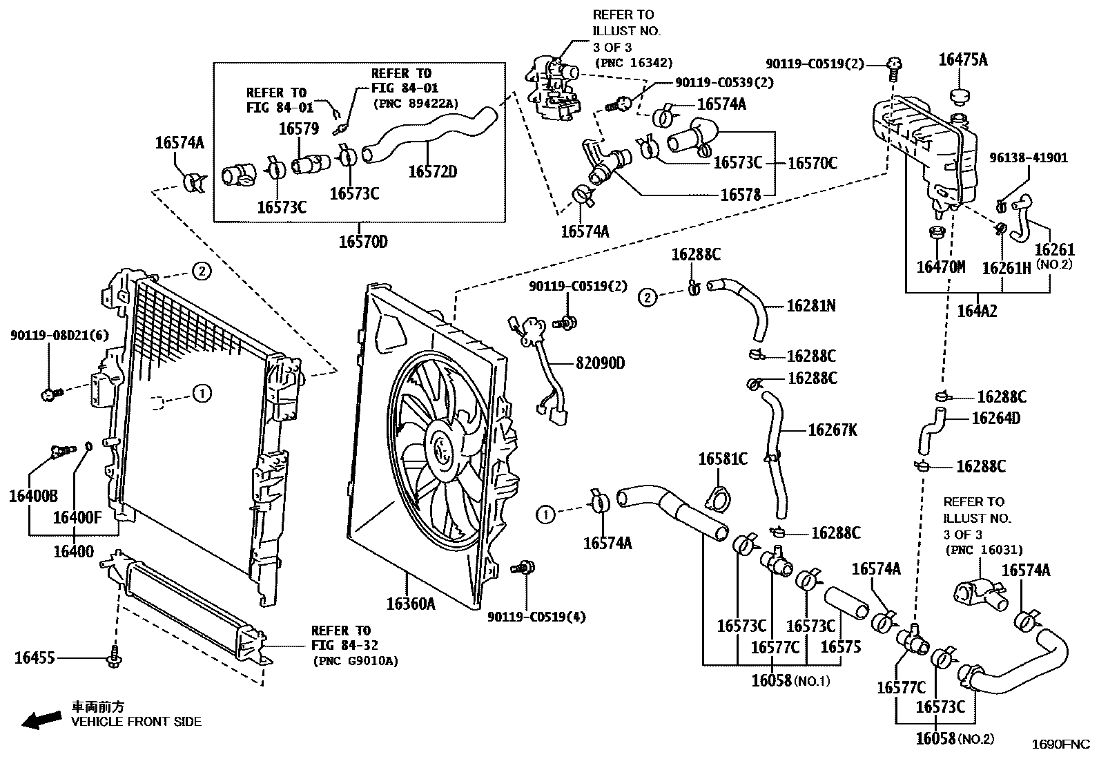 1603 — RADIATOR & WATER OUTLET