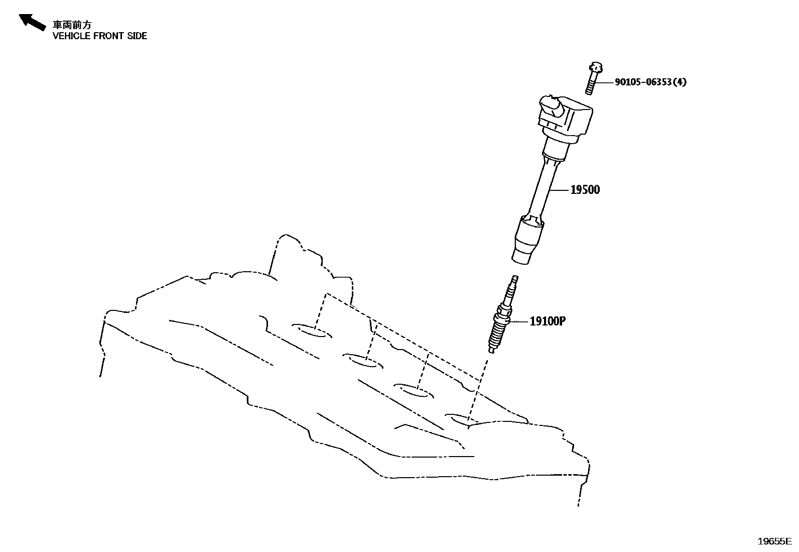 1901 — IGNITION COIL & SPARK PLUG / GLOW PLUG