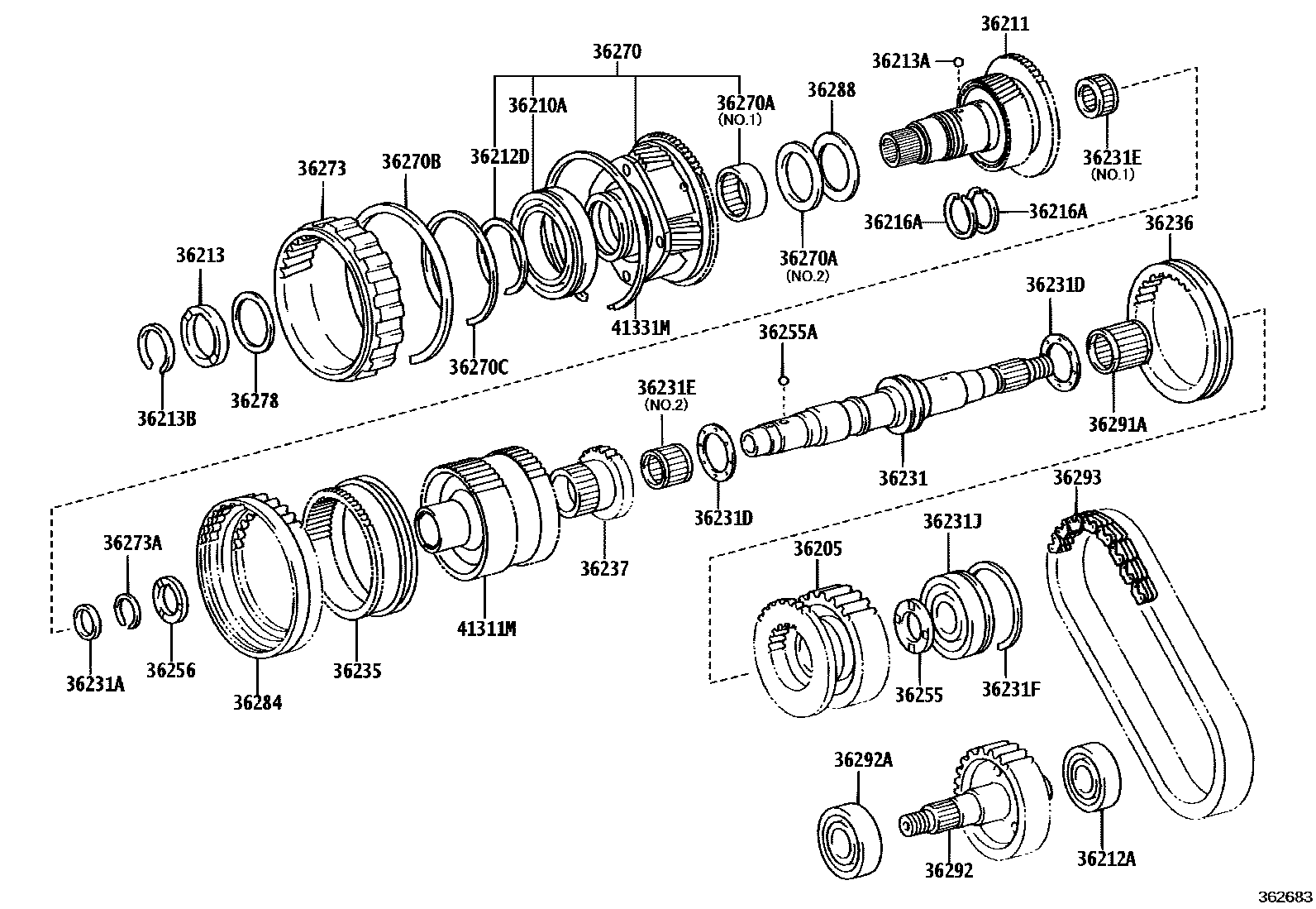3610 — TRANSFER GEAR