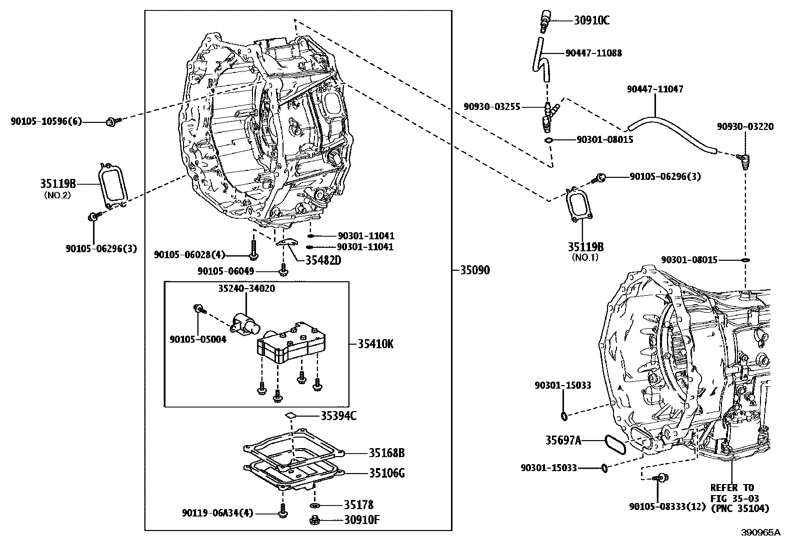 3901 — TRANSAXLE ASSY(HEV OR BEV OR FCEV)