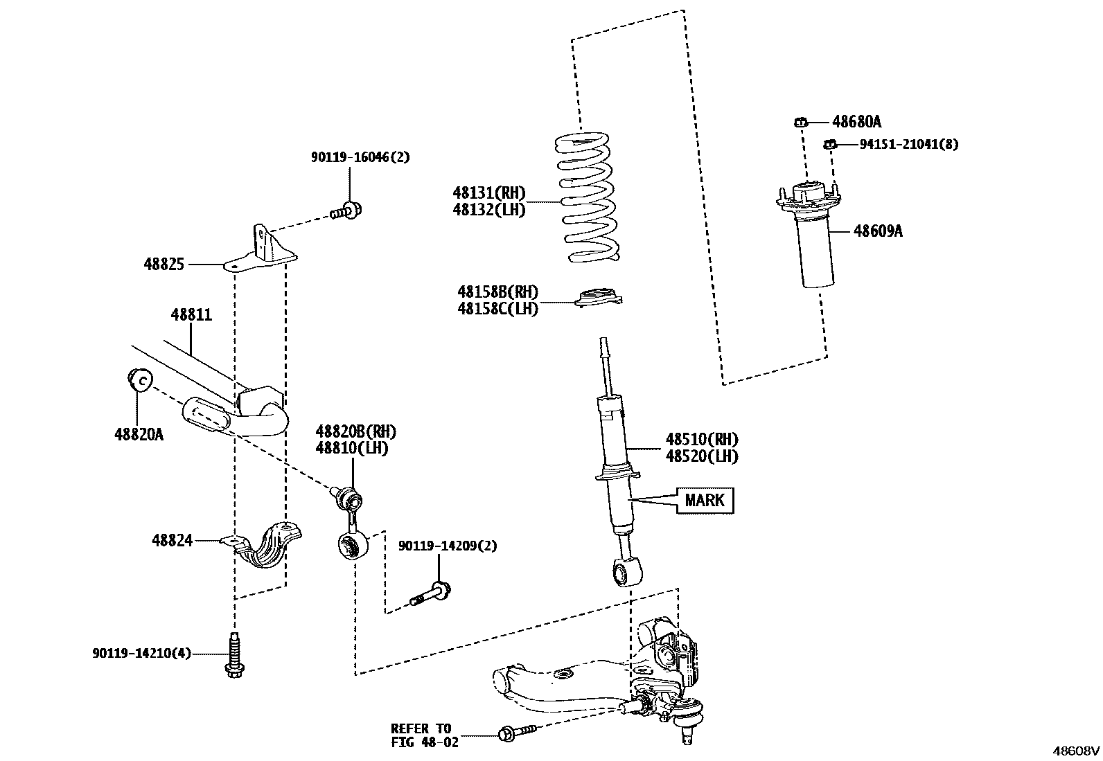 4803 — FRONT SPRING & SHOCK ABSORBER