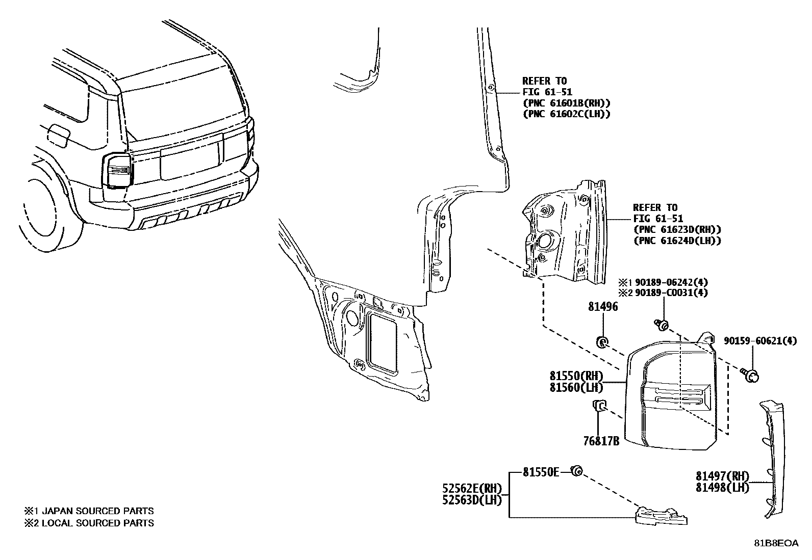 8111 — REAR COMBINATION LAMP