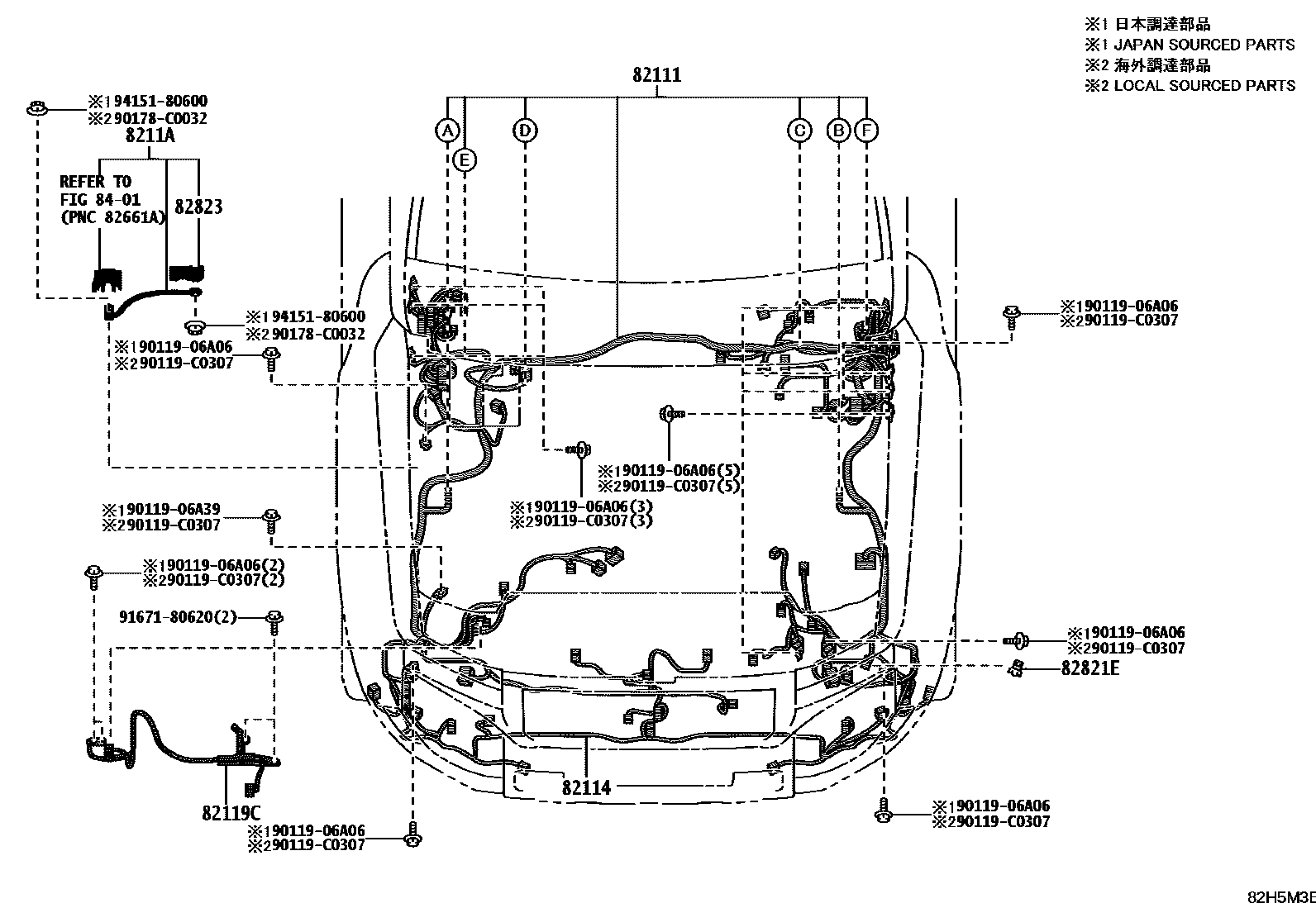 8202 — WIRING & CLAMP