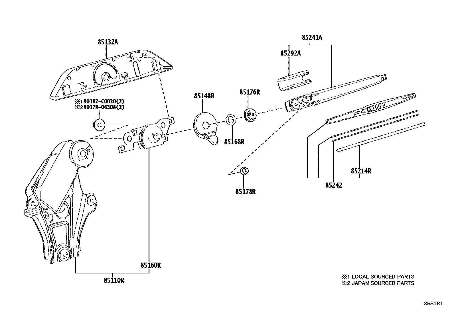 8502 — REAR WIPER