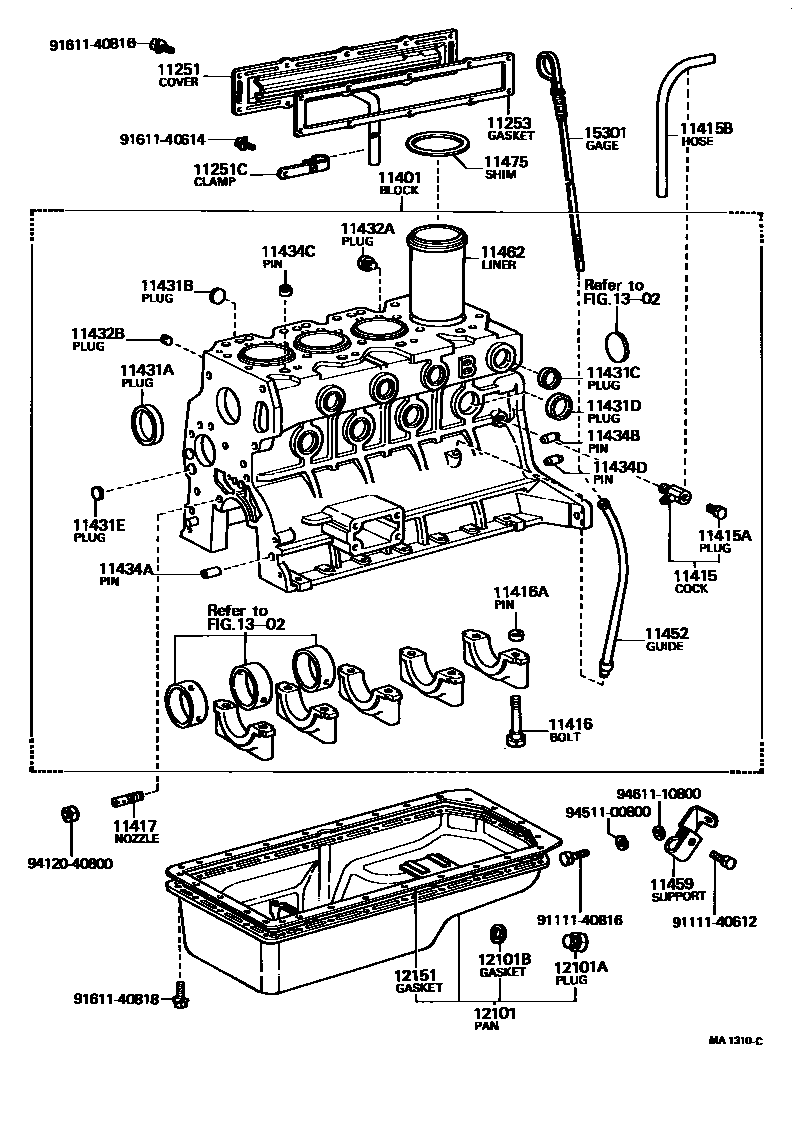1105 — CYLINDER BLOCK