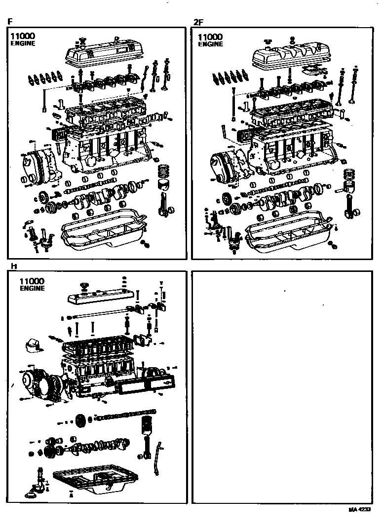 1101 — PARTIAL ENGINE ASSEMBLY