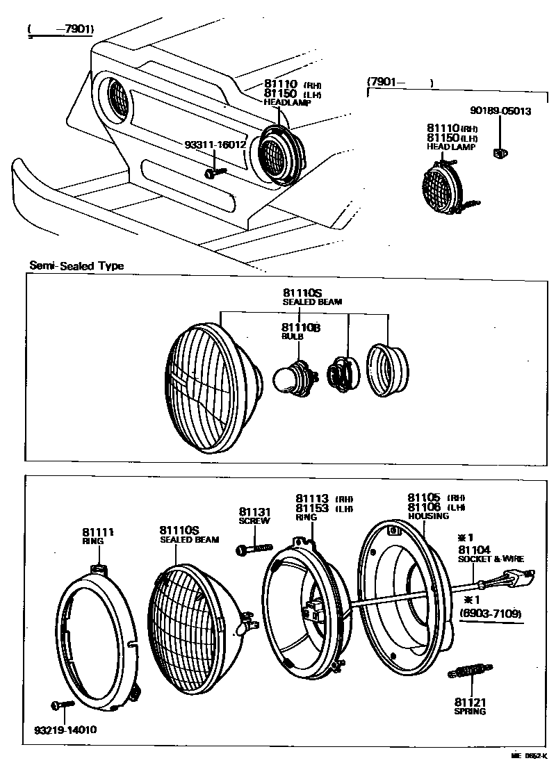 8101 — HEADLAMP