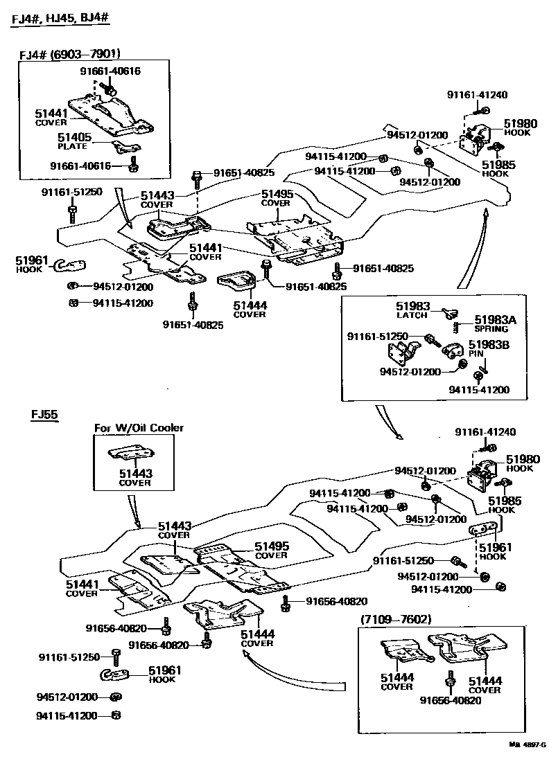 5152 — SUSPENSION CROSSMEMBER & UNDER COVER