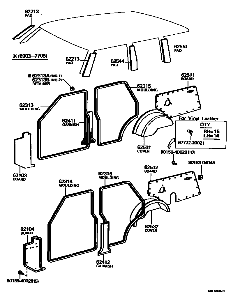6451 — INSIDE TRIM BOARD