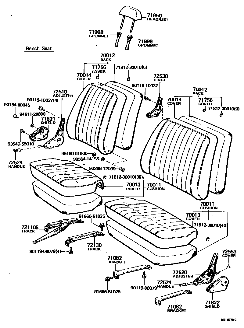 7151 — SEAT & SEAT TRACK