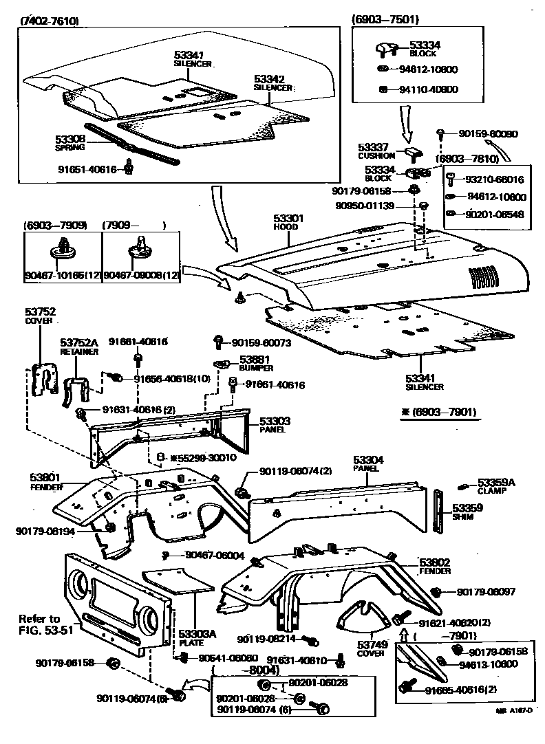5353 — HOOD & FRONT FENDER