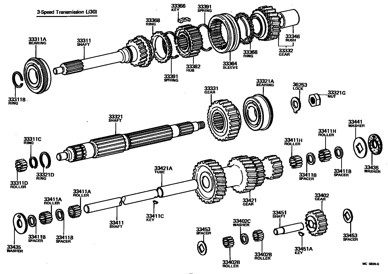 3305 — TRANSMISSION GEAR (MTM)