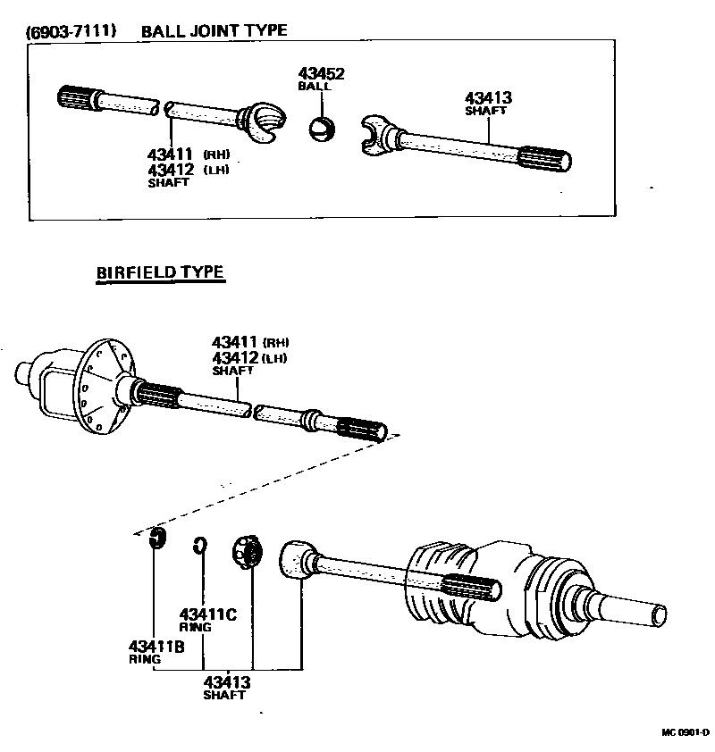 4302 — FRONT DRIVE SHAFT