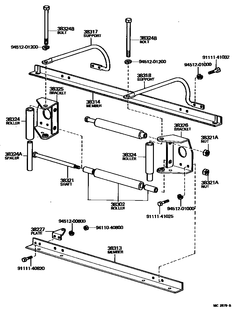 3615 — TRANSFER VALVE BODY & VALVE LEVER