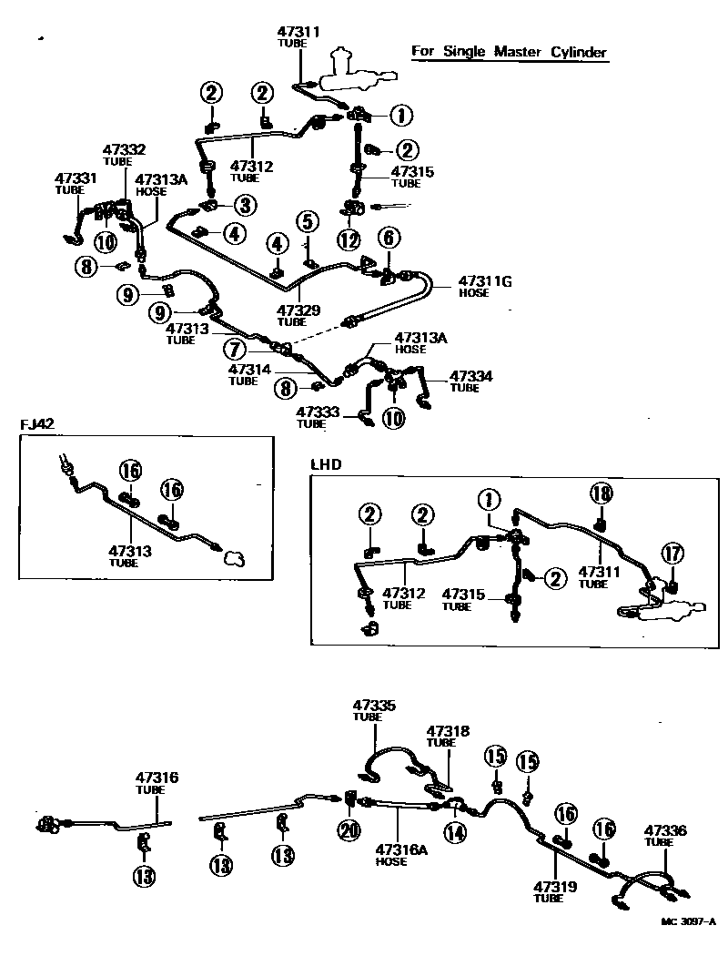 4708 — BRAKE TUBE & CLAMP