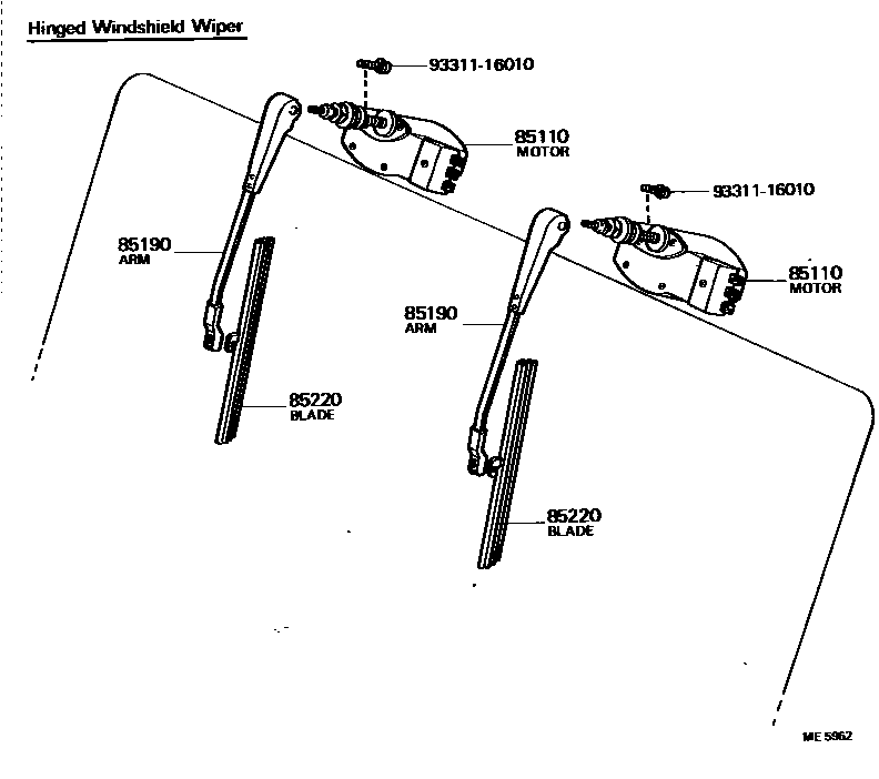 8501 — WINDSHIELD WIPER