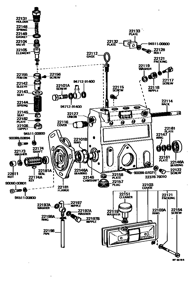2203 — INJECTION PUMP BODY