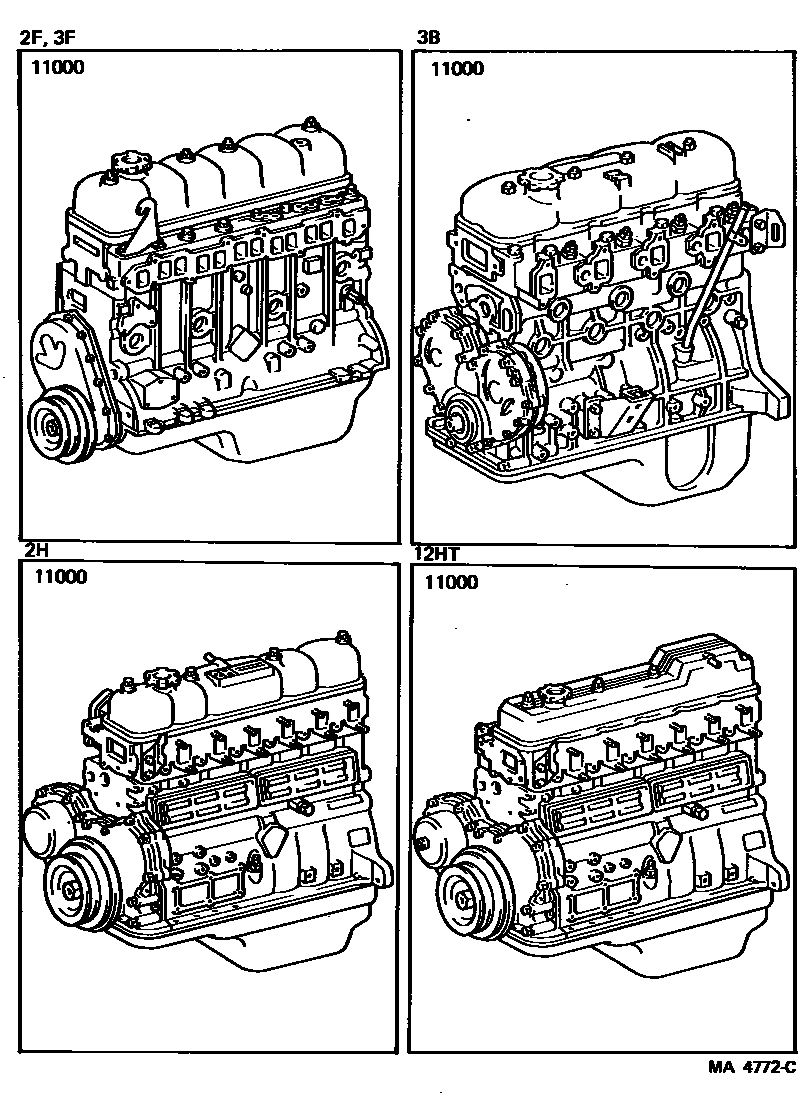 1101 — PARTIAL ENGINE ASSEMBLY