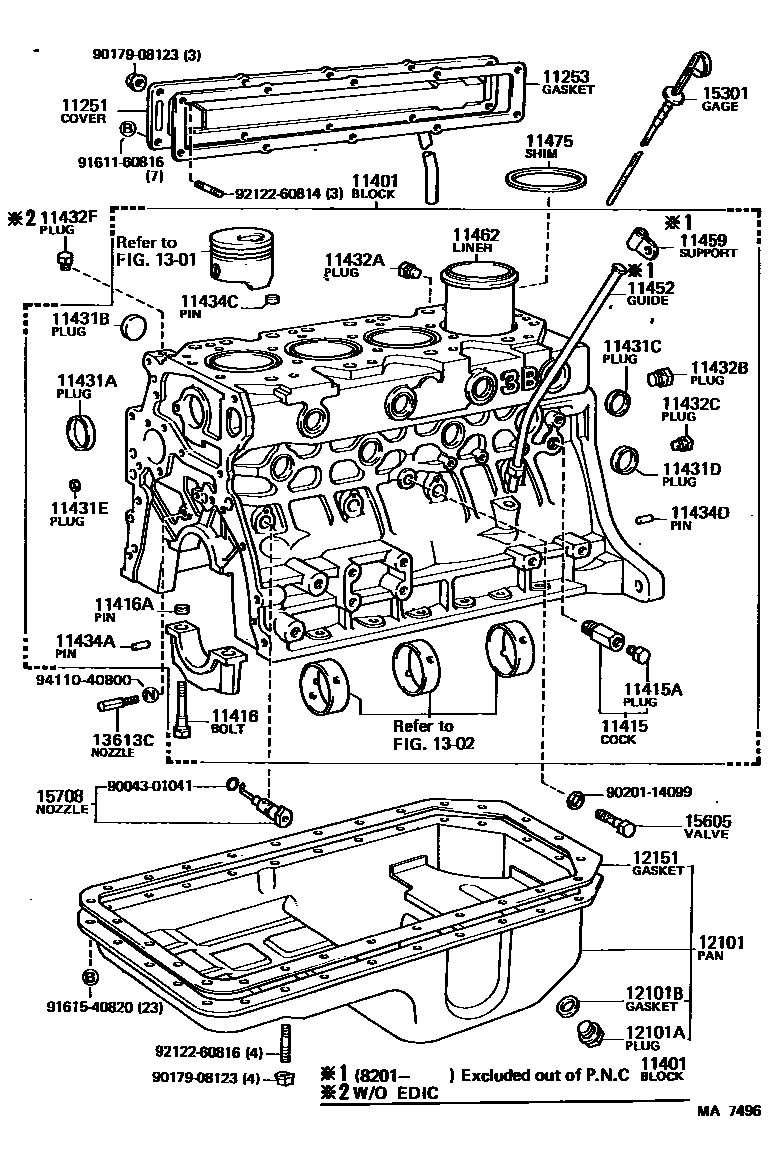 1105 — CYLINDER BLOCK