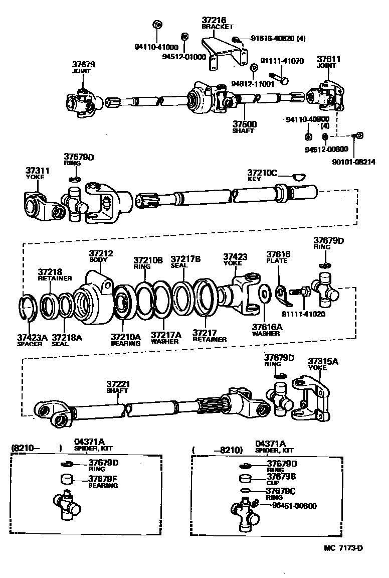 3603 — DRIVE SHAFT