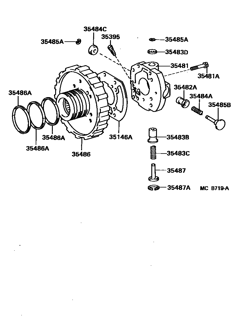 3511 — REAR OIL PUMP & GOVERNOR (ATM)