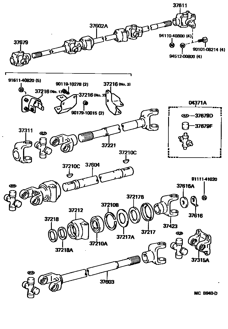 3603 — DRIVE SHAFT