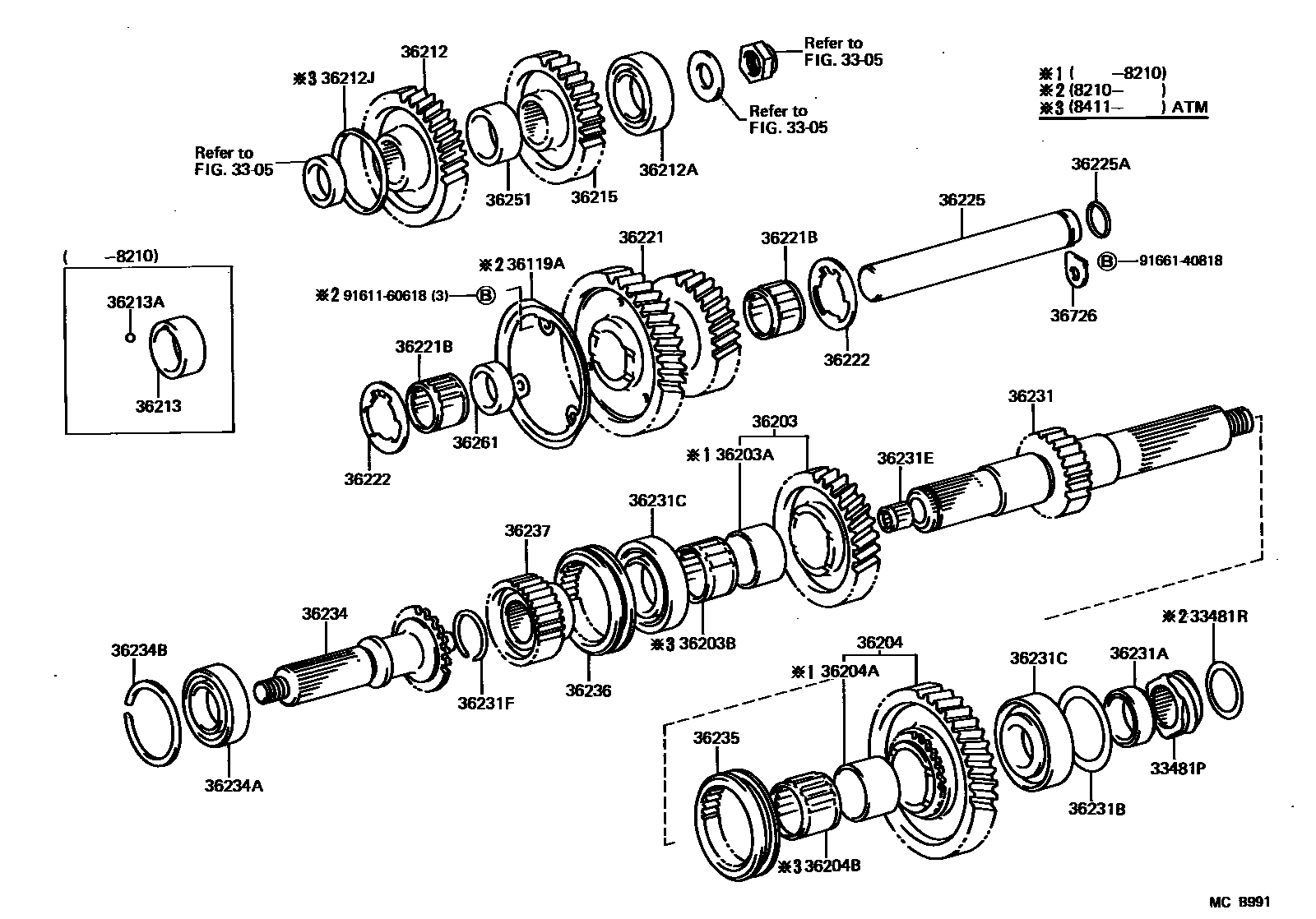 3610 — TRANSFER GEAR