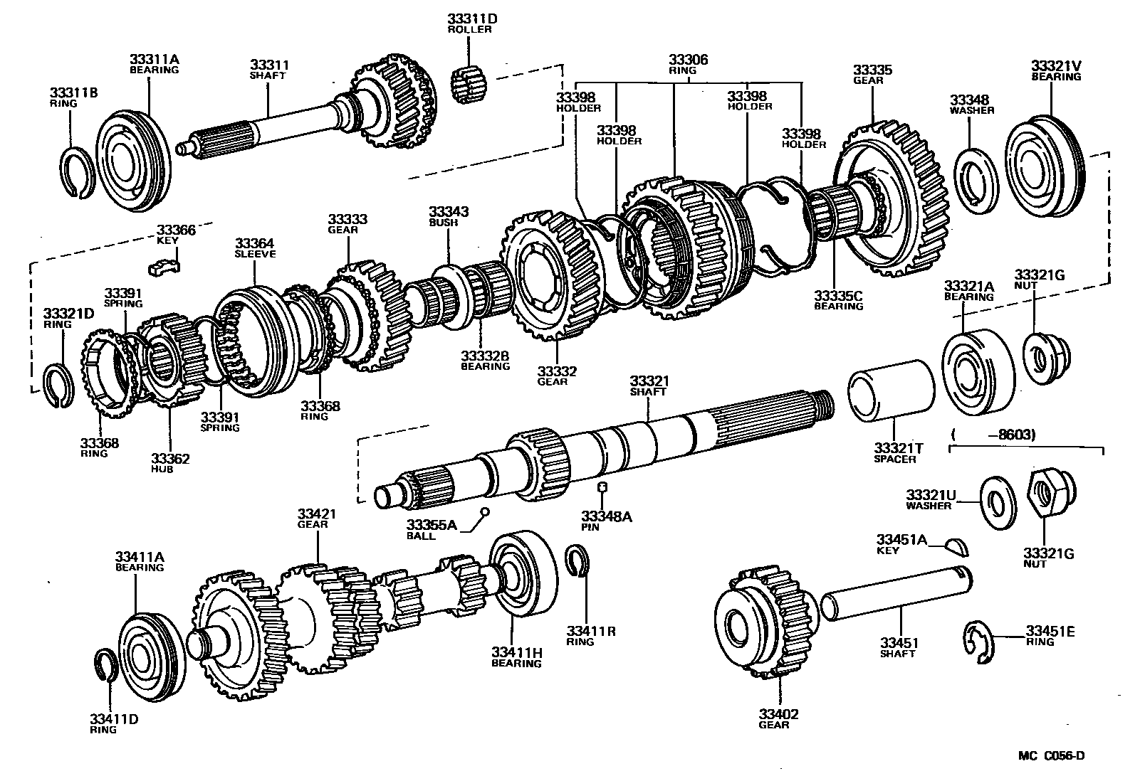 3305 — TRANSMISSION GEAR (MTM)