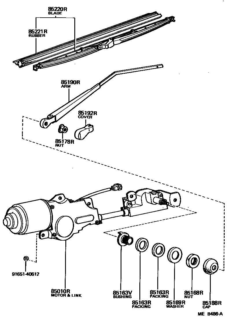 8502 — REAR WIPER