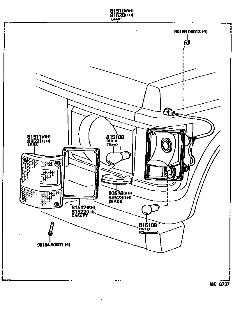8103 — FRONT TURN SIGNAL LAMP