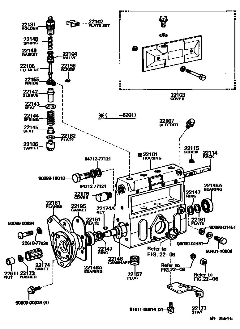 2203 — INJECTION PUMP BODY