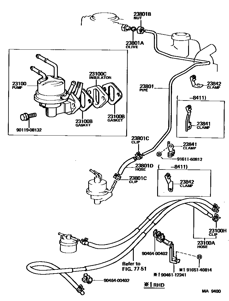 2301 — FUEL PUMP & PIPE