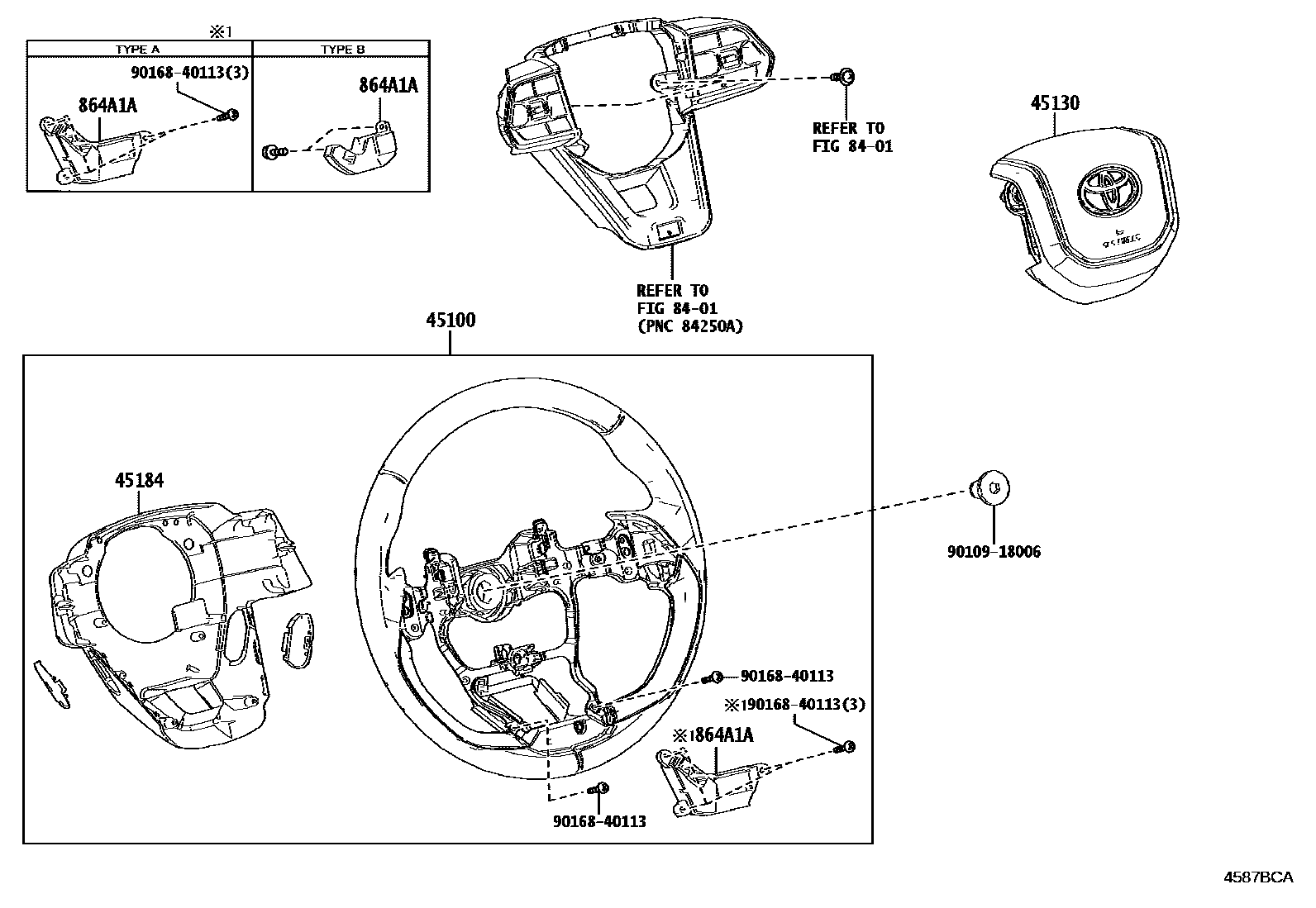 4504 — STEERING WHEEL