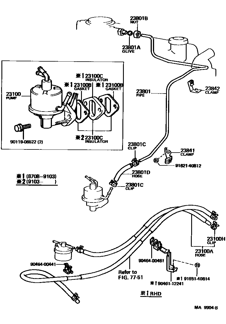 2301 — FUEL PUMP & PIPE